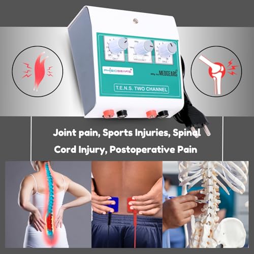dr pt Physiogears Mini Tens Channel Tens Machine for Physiotherapy for All Pain Relief Tens Machine with One Year Warranty - Image 4