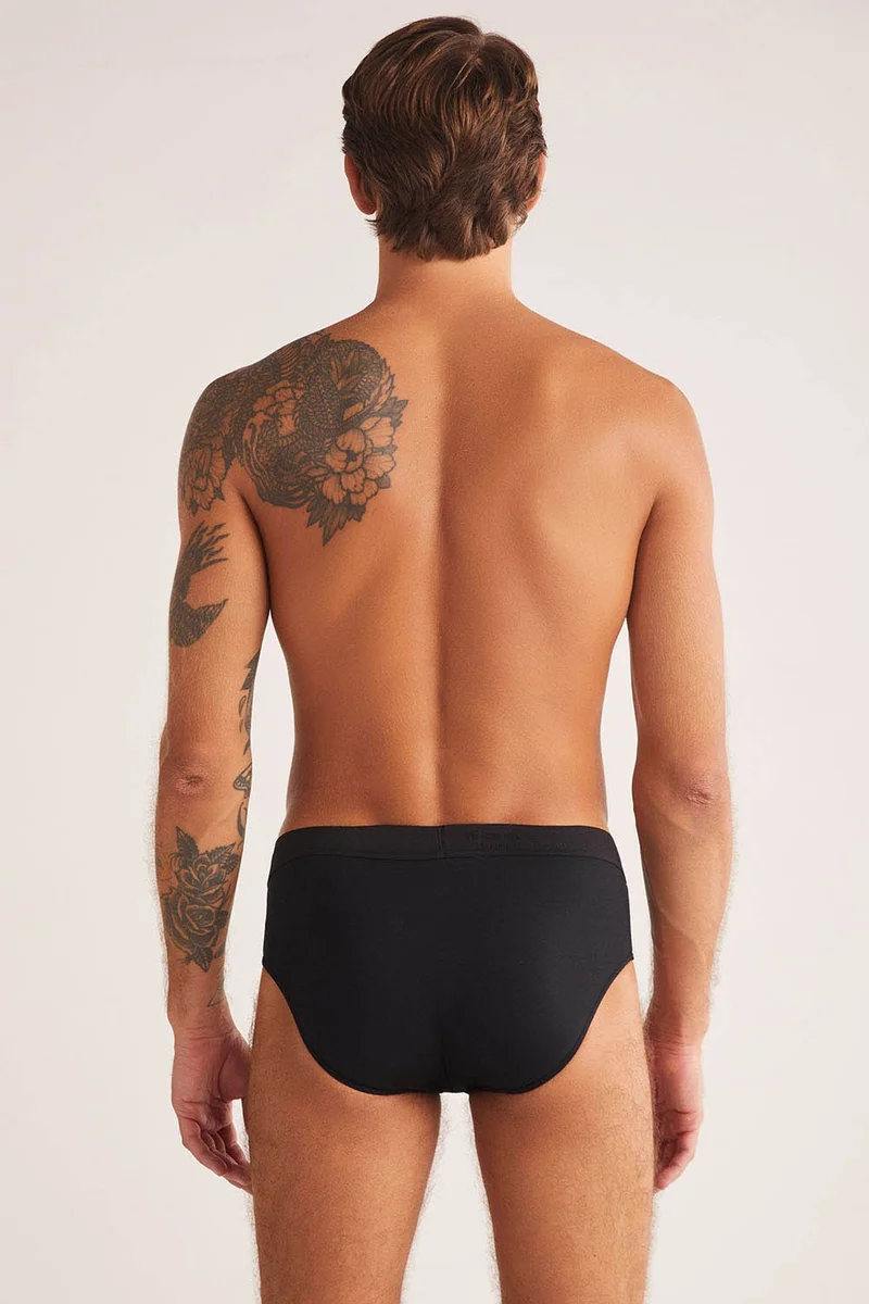 KOM Sportsman Cotton Modal Men's Underpants Ariel 2 Pack Slip