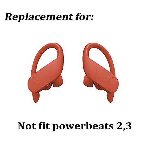 luakesa Replacement Eartips Silicone Earbuds Buds Set for Powerbeats Pro Beats Wireless Earphone Headphones,4 Pair (Red) - Image 3