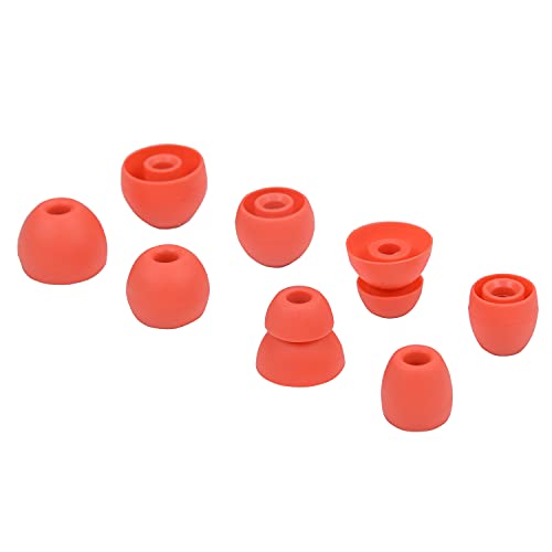 luakesa Replacement Eartips Silicone Earbuds Buds Set for Powerbeats Pro Beats Wireless Earphone Headphones,4 Pair (Red) - Image 4