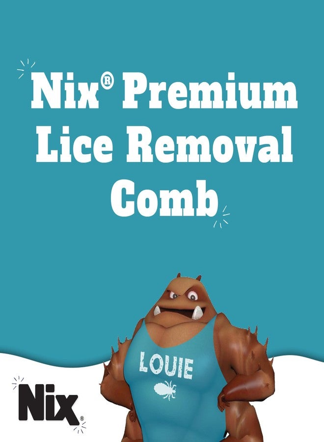 Nix Lice Removal Comb, Removes Dead Lice & Eggs from Hair, 2-Sided - Image 2