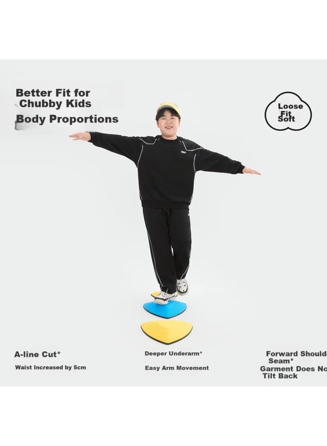 TABE Tony The Pig Boys' Spring And Autumn Sportswear Set, Sweatshirt And Sweatpants Two-piece, Youth Durable And Wrinkle-resistant Outfit, Model 25 New - Image 2