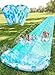 JOYIN 325FT Water Slide and 2 Inflatable Boards Extra Long Heavy Duty Double Lawn Waterslide with Sprinkler for Kids Adults Backyard Summer Water Toy Outdoor Fun Blue Light Blue - Image 3