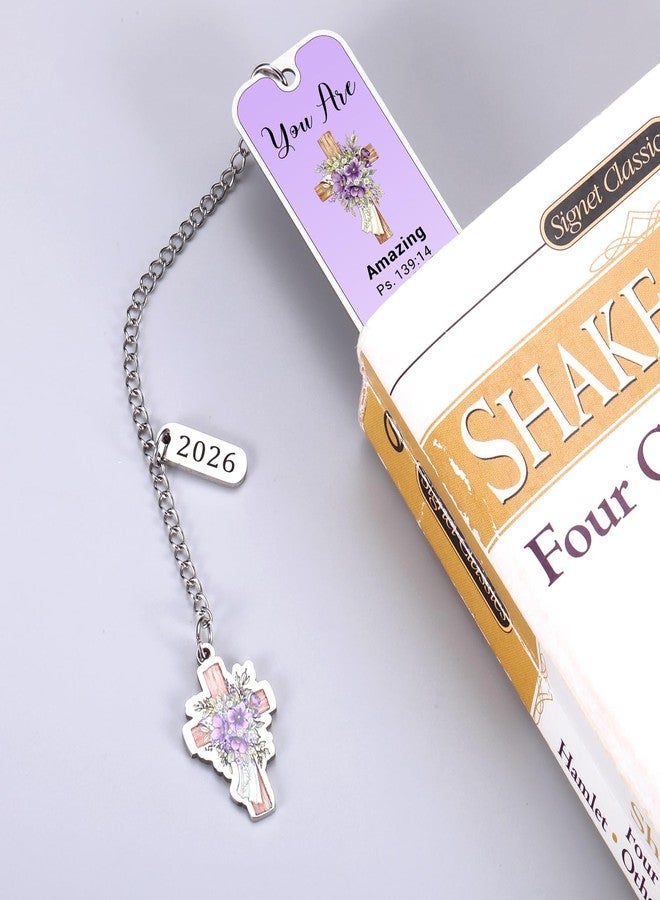 Perleddom 2026 Baptism Gifts for Teen Girls Easter Basket Stuffers for Kids Christian Bookmarks Gifts for Teens Christian Bible Verse Gift for Women Men Catholic Confirmation Gift First Communion Gifts for Him - Image 3