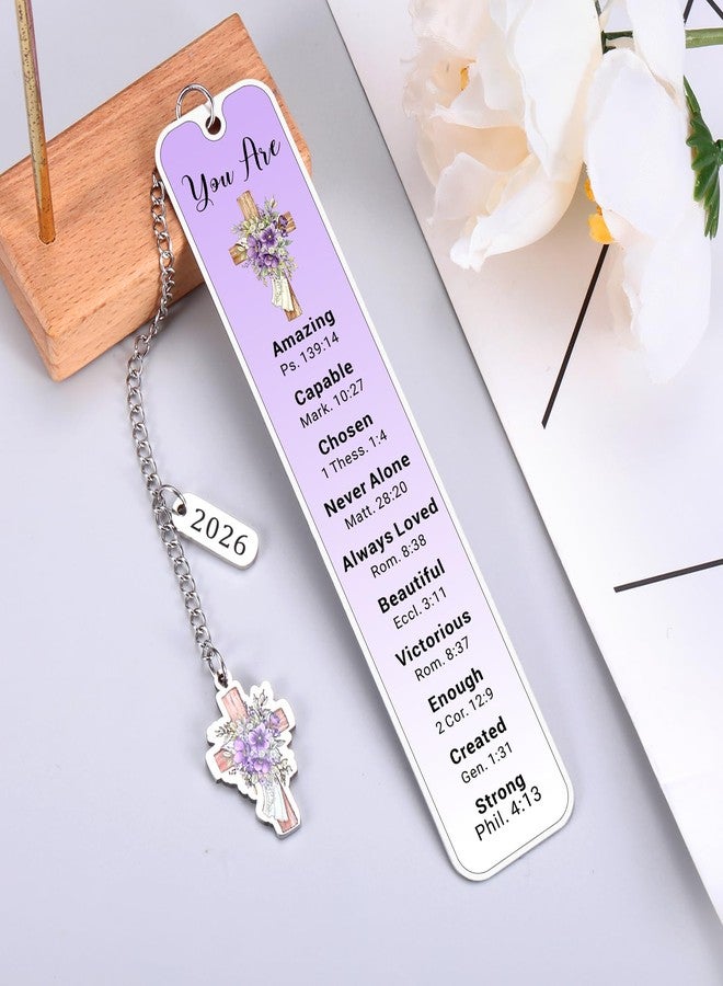 Perleddom 2026 Baptism Gifts for Teen Girls Easter Basket Stuffers for Kids Christian Bookmarks Gifts for Teens Christian Bible Verse Gift for Women Men Catholic Confirmation Gift First Communion Gifts for Him - Image 5