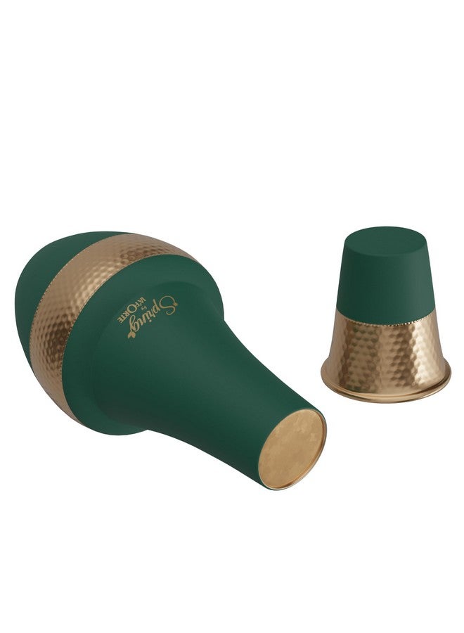 La' Forte Pure Copper Hammered Design Pitcher and Bedside Carafe, Lid can be Used as Glass for Drinking (1.4 LTR) Venus Jar Sea Green… - Image 2