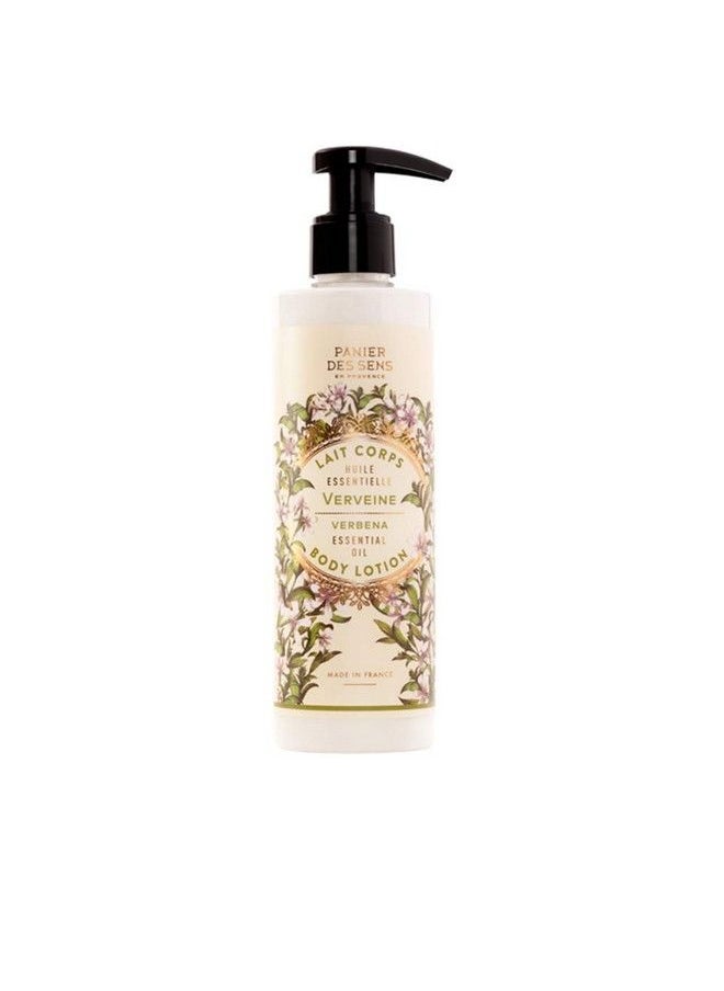 PANIER DES SENS Verbena Shea Butter Body Lotion For Dry Skin Body Cream Made In France 97% Natural 845 Floz/250Ml  - Image 2