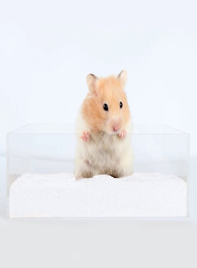 DR.DUDU Hamster Bath Sand, 6.6lb Dust Free Desert Sand or Potty Litter Sand for Hamster Chinchillas Gerbil Syrian Mice Small Animals (White) - Image 5