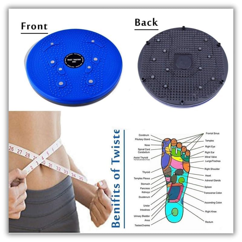 Drumstone 15 Years Warranty Portable Tummy Twister - Plastic Acupressure Disk For Figure Useful For Figure Tone Up & Weight Loss For Men And Women, Multicolor - Image 3