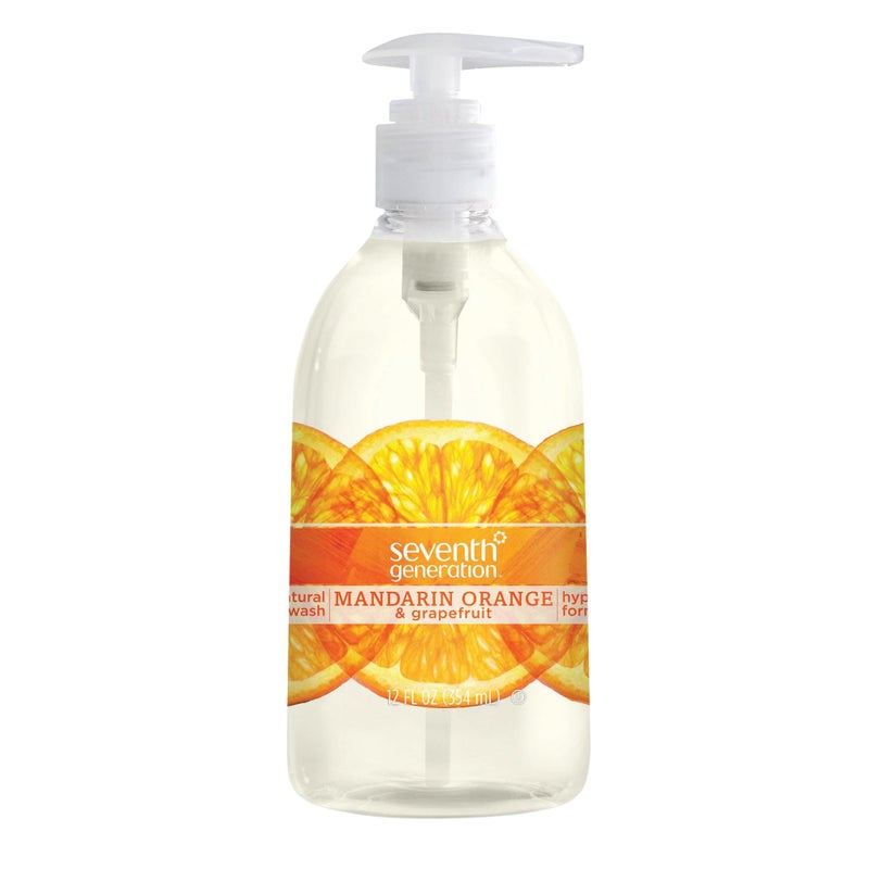 Seventh Generation Hand Wash, Fresh Citrus, 12 Ounce - Image 1