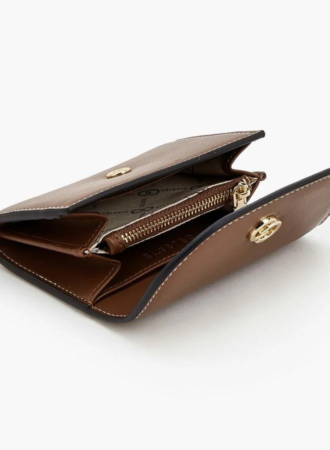 Celeste TAN Solid Cardholder With Snap Button Closure for Women | Best Price UAE