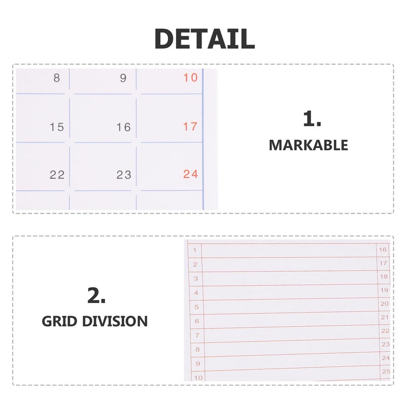 Minimalist Standing Desk Calendar Monthly Planner With Thick Paper For Office Organization - Image 4