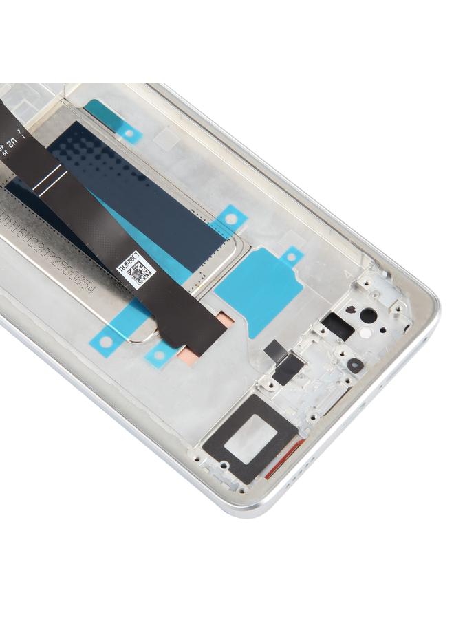 erorex Replacement For Xiaomi Redmi Note 13 Pro+ Original AMOLED Material LCD Screen Digitizer Full Assembly with Frame Silver - Image 4