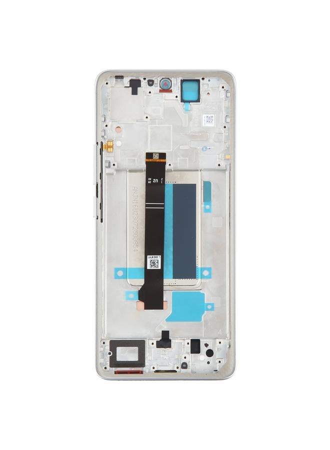 erorex Replacement For Xiaomi Redmi Note 13 Pro+ Original AMOLED Material LCD Screen Digitizer Full Assembly with Frame Silver - Image 3