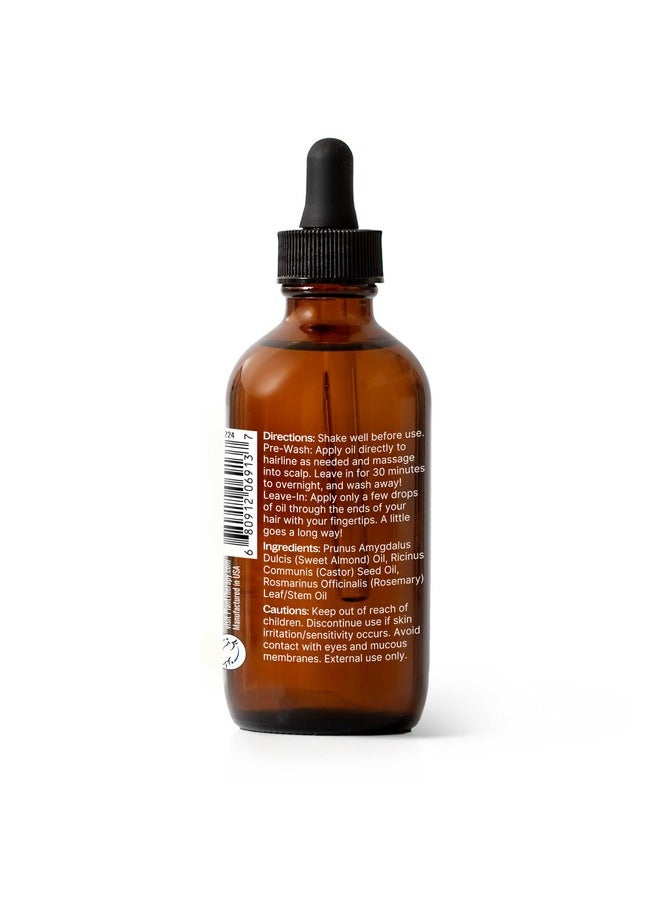 Plant Therapy - Plant Therapy Rosemary & Castor Oil - 4 oz Hair Treatment for Growth, Shine, Softness, Healthy Scalp & Hair Mask - Image 1