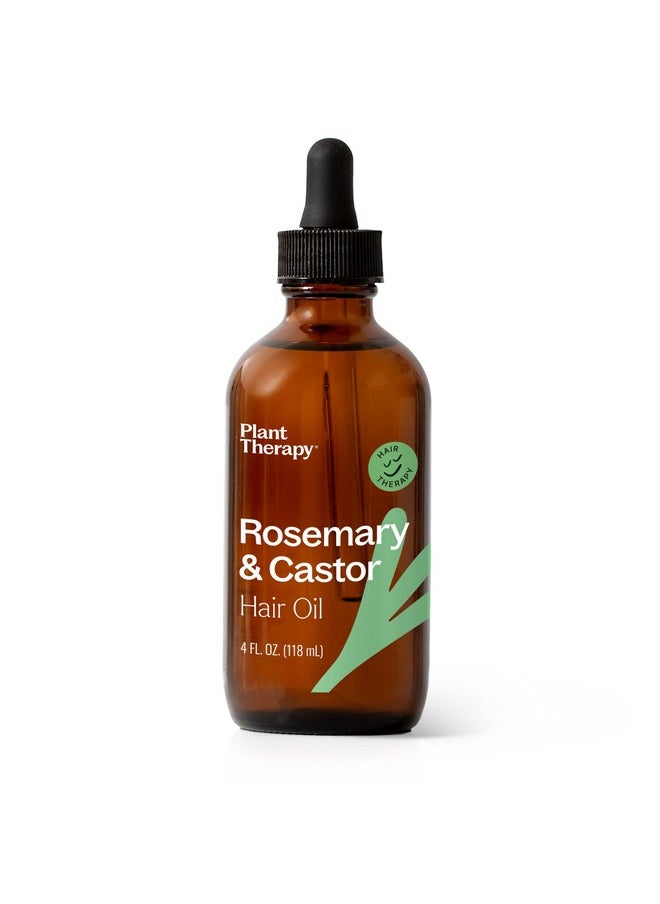 Plant Therapy - Plant Therapy Rosemary & Castor Oil - 4 oz Hair Treatment for Growth, Shine, Softness, Healthy Scalp & Hair Mask - Image 1