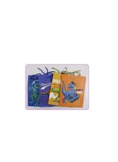 PARTY FUN Dinosaur Paper Gift Bag - 18x23x8cm - Perfect for Birthdays, Weddings, Parties, and Special Occasions  - Image 3