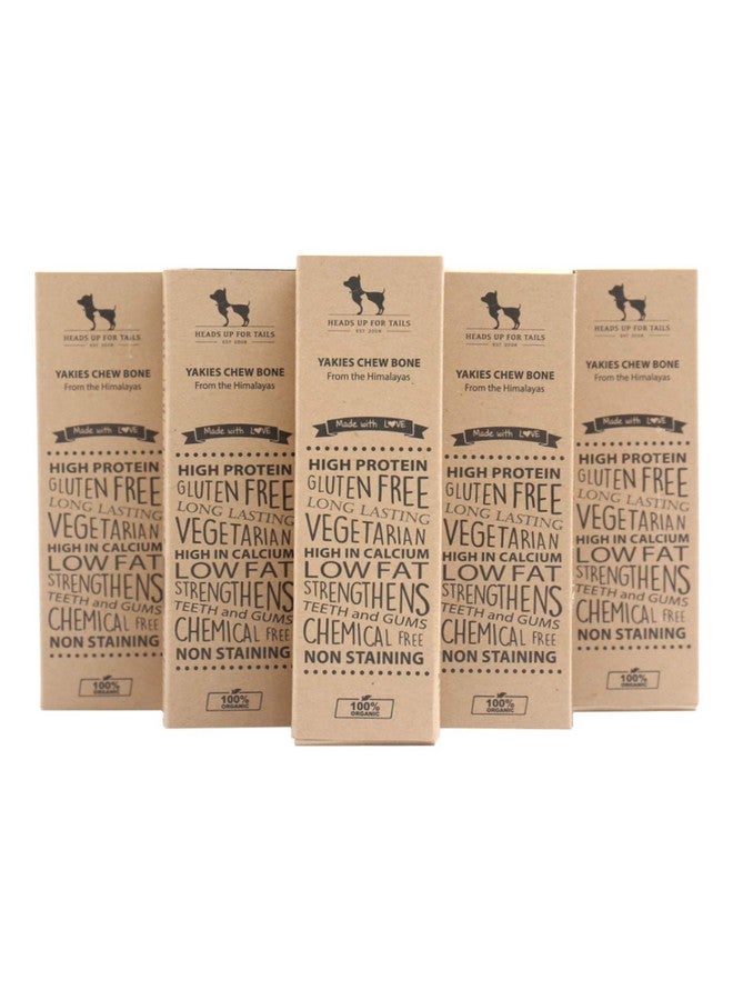 Heads Up For Tails Yakies Vegetarian Natural Dog Chew Bone - Small - 25G Each - Pack Of 5 - Image 1