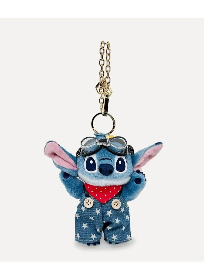 STITCH قلادة ستتش من سلسلة الرسوم المتحركة اللطيفة - قلادة حقيبة ظهر ستتش - قلادة أزياء صغيرة لطيفة