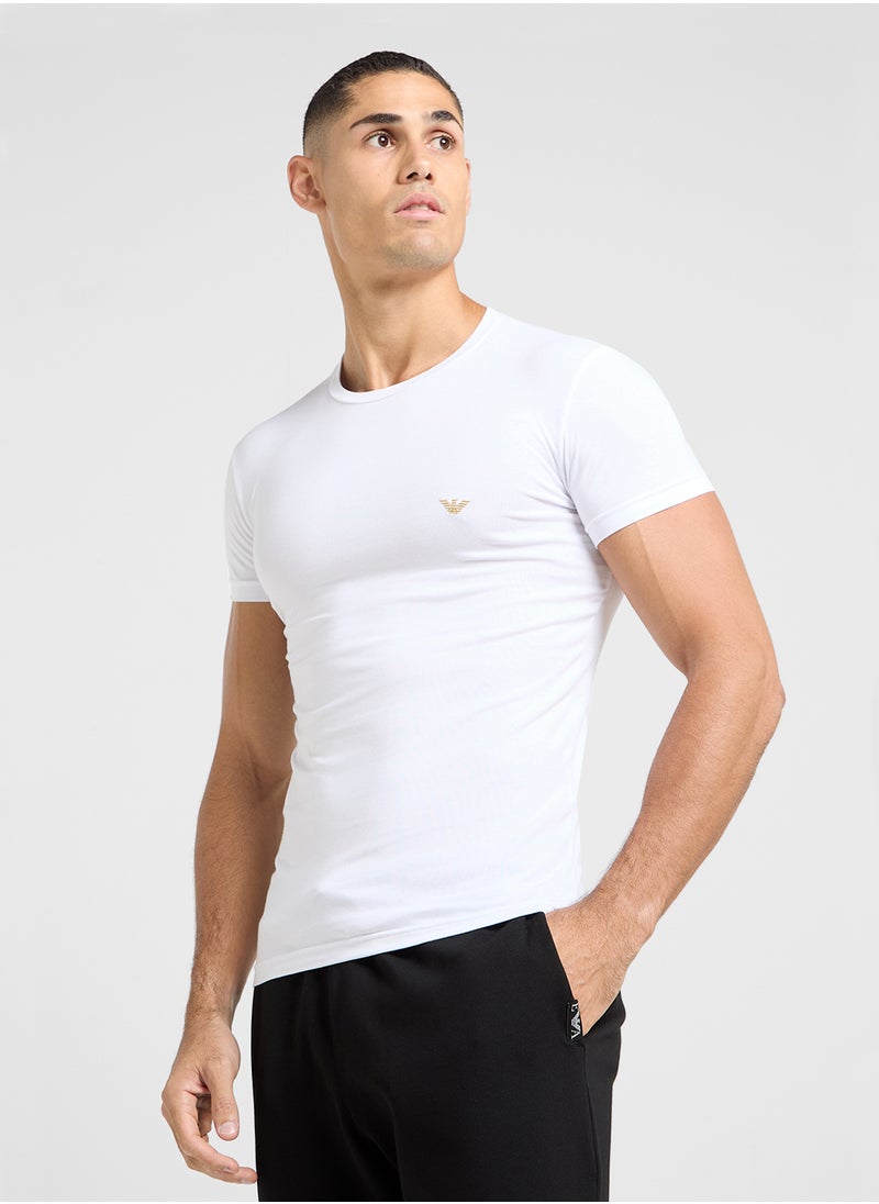 EMPORIO ARMANI Logo Crew Neck T-Shirt  - Image 1