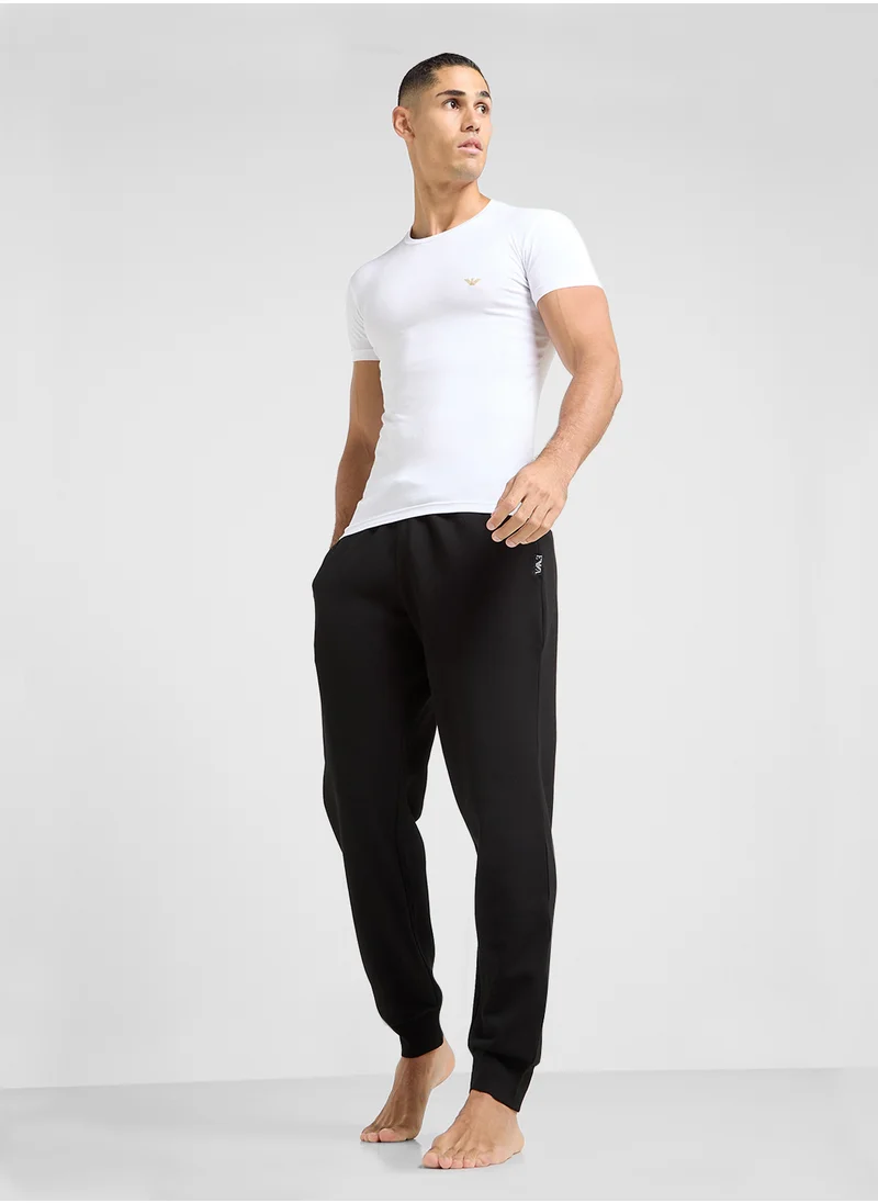 امبوريو ارماني Logo Crew Neck T-Shirt