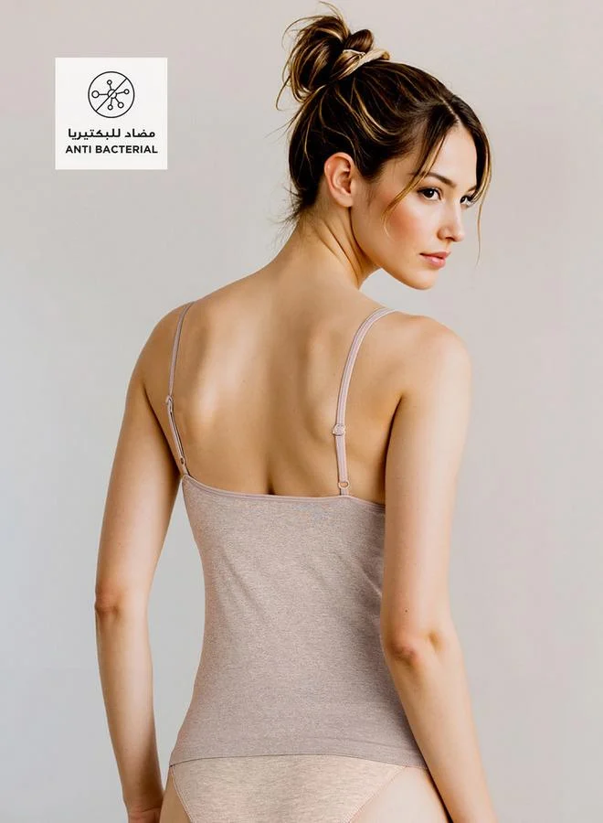 سبلاش فيڤ قميص كاميسول بتصميم نحيف وأشرطة قابلة للتعديل