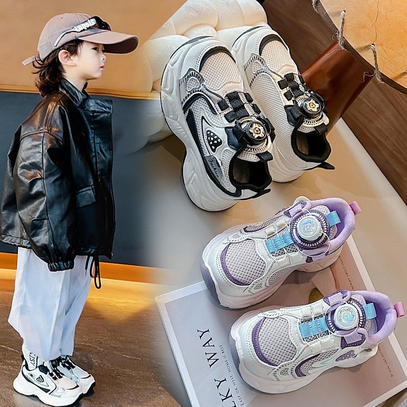 Children'S Sneaker New 2025 Double Net Comfortable Breathable Boys And Girls Fashion Casual Shoes Student Children'S Shoes - Image 2