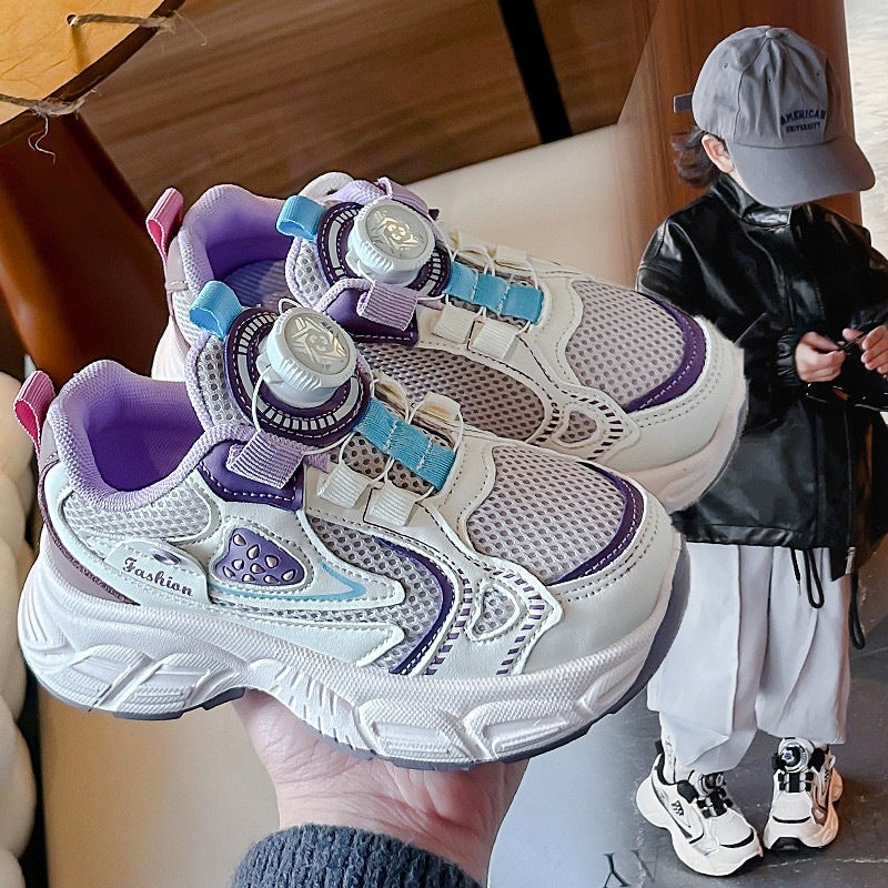 Children'S Sneaker New 2025 Double Net Comfortable Breathable Boys And Girls Fashion Casual Shoes Student Children'S Shoes - Image 1