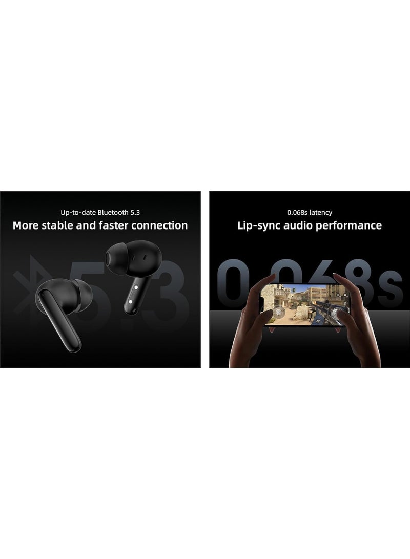 REBENUO T13 ANC 2 Truly Wireless ANC Earbuds With Noice Cancellation,30 Hours Long Battery Life, 5.3 Bluetooth Multipoint & Stable Connections - Deep Blue - Image 3