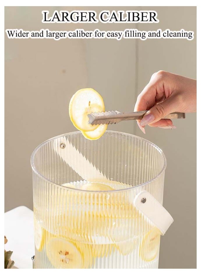 ثمانية فيبيهاوس موزع مشروبات مع حامل، إبريق ماء ساخن وبارد سعة 5 لتر، موزع مشروبات وعصائر للحفلات والنزهات والتخييم والاستخدام المنزلي - Image 3