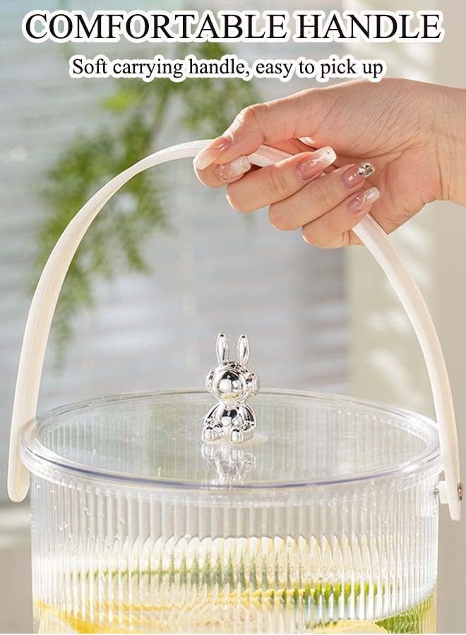 ثمانية فيبيهاوس موزع مشروبات مع حامل، إبريق ماء ساخن وبارد سعة 5 لتر، موزع مشروبات وعصائر للحفلات والنزهات والتخييم والاستخدام المنزلي - Image 4