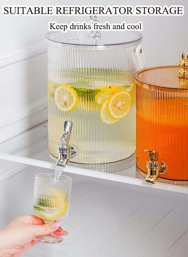 ثمانية فيبيهاوس موزع مشروبات مع حامل، إبريق ماء ساخن وبارد سعة 5 لتر، موزع مشروبات وعصائر للحفلات والنزهات والتخييم والاستخدام المنزلي - Image 5