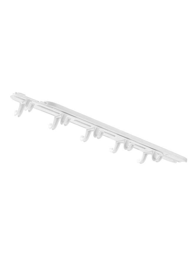 Thoraya Under Cabinet Hook Plastic Adhesive Strong Bearing Push Pull Storage Hook for Kitchen Bathroom  - Image 4