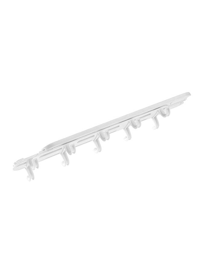 Thoraya Under Cabinet Hook Plastic Adhesive Strong Bearing Push Pull Storage Hook for Kitchen Bathroom  - Image 3