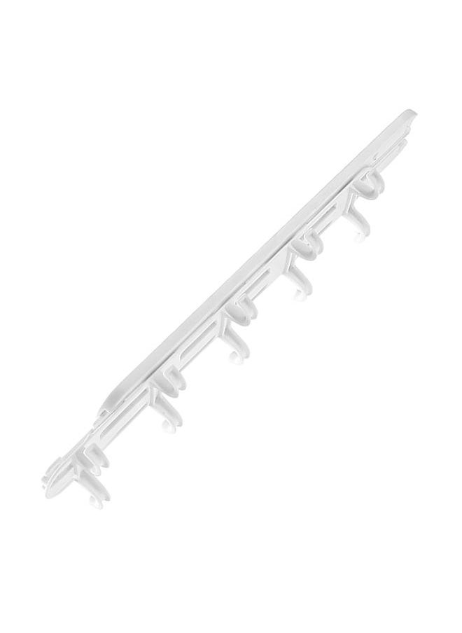 Thoraya Under Cabinet Hook Plastic Adhesive Strong Bearing Push Pull Storage Hook for Kitchen Bathroom  - Image 2
