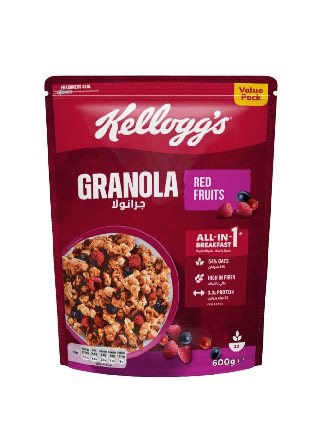 Granola Red Fruits 600g
