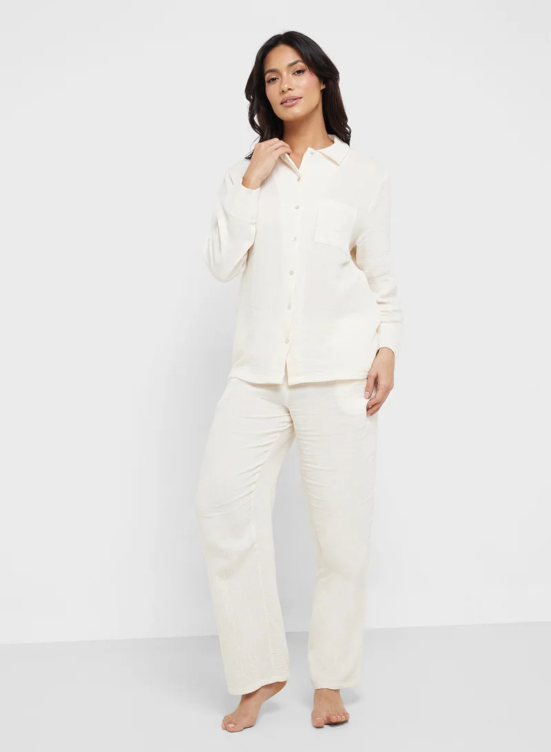 hunkemoller Muslin Shirt