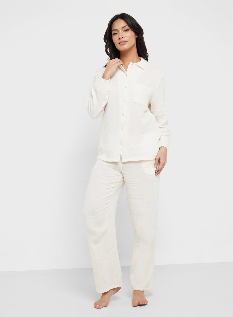 hunkemoller Muslin Shirt  - Image 4