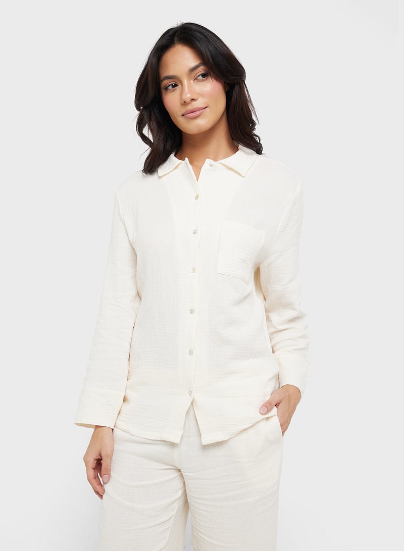 hunkemoller Muslin Shirt  - Image 1