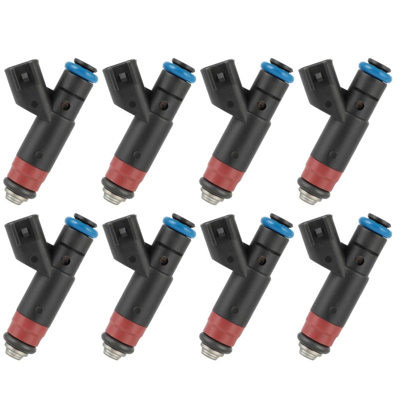 8Pcs Fuel Injectors ANGLEWIDE FJ482 Fuel Injectors Set fit for 20042009 for Dodge for Durango 57L 20042008 for Dodge for Ram 1500 for Ram 2500 for Ram 3500 57L 4 Holes
