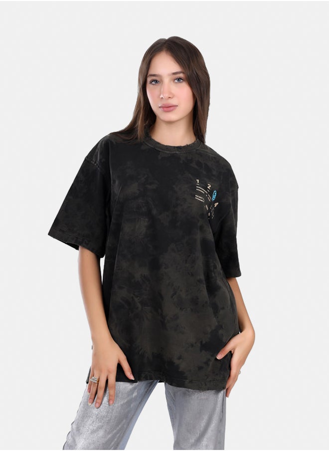 WHITE RABBIT - Slip On Oversized Cotton T-Shirt - Image 1