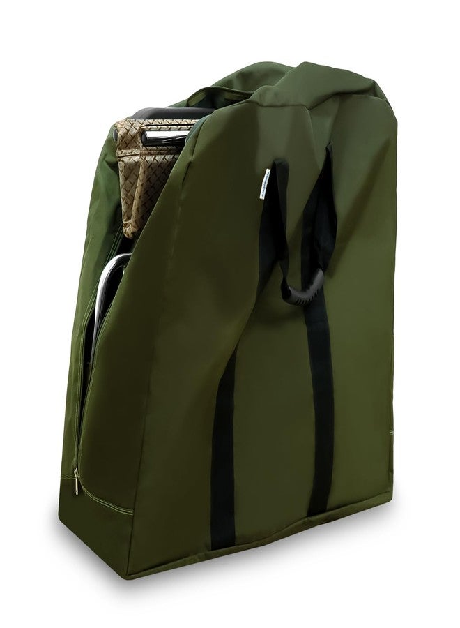 KosmoCare Wheelchair Travel Bag | Heavy-Duty Carry Case for Foldable Transit Wheelchairs | Water-Resistant with Handles | Storage, Transport, Dust Cover - 68 x 68 x 25 cm | Green - Image 1