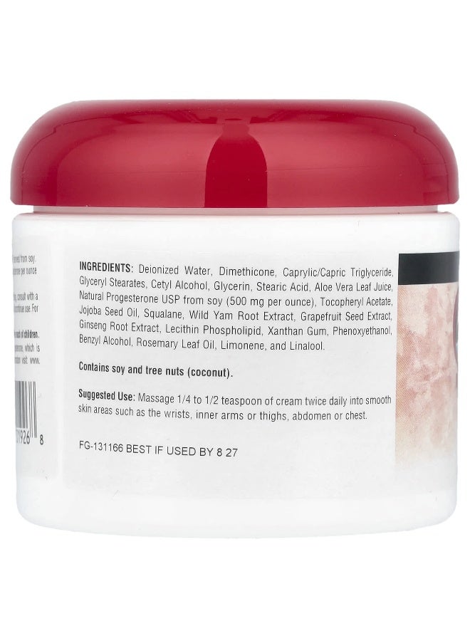 Source Naturals Source Naturals, Progesterone Cream, 4 oz (113.4 g) - Image 2