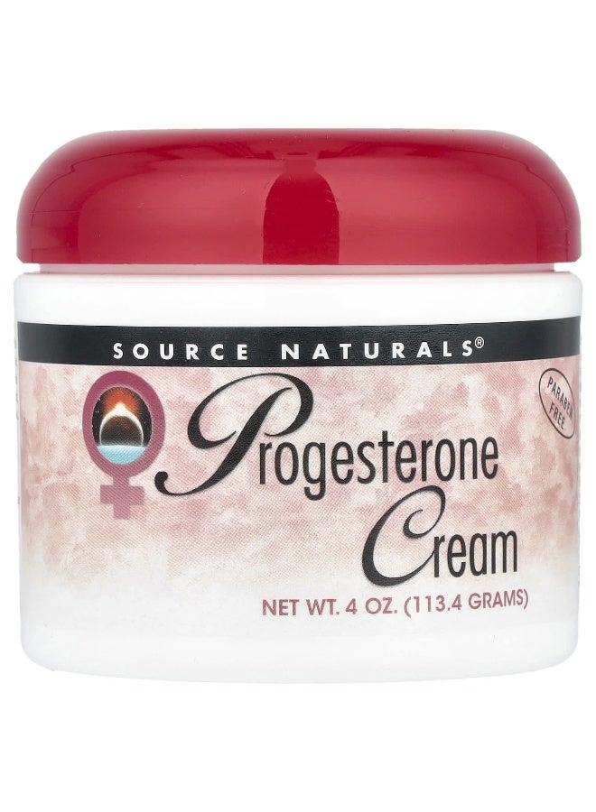 Source Naturals Source Naturals, Progesterone Cream, 4 oz (113.4 g) - Image 1