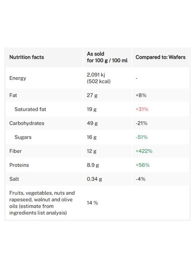 Loacker Hazelnut Less Sugar Wafers 45g - Image 2