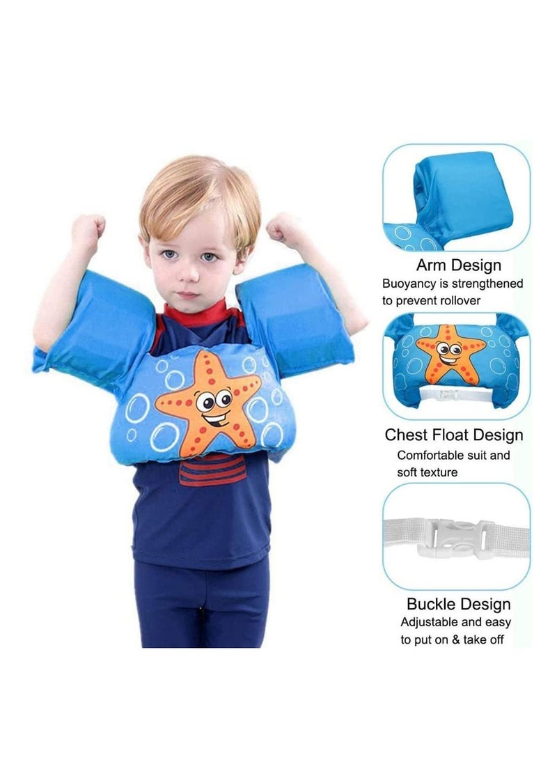YelaJoy Swimming Arm bands Float Vest, Swimming Float Vest, Swim Training Jacket(BLUE) - Image 2