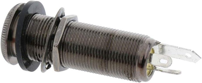 كلاراكو مقبس إدخال/إخراج أسطواني بقطر 6.35 مم (1/4 بوصة) للغيتار الكهربائي والباس - Image 2