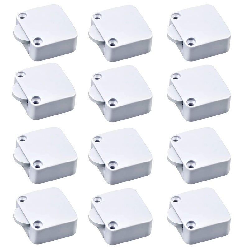 NEXT GEEK NEXT GEEK Wardrobe switch Cabinet Lamp Switch Automatic Door Switch Push to off White Pack of 12 2 Year warranty  - Image 1