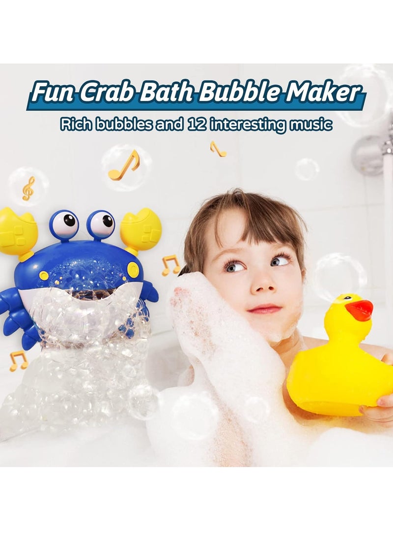 Crab Bubble Bath Toy, Bath Toys for 1-3 Years Old Babies, Bubble Toy, Bathtub Toys for Babies 3-6-12-18 Months, Bath Toys for Boys and Girls Ages 1-8 Years Old - Image 2