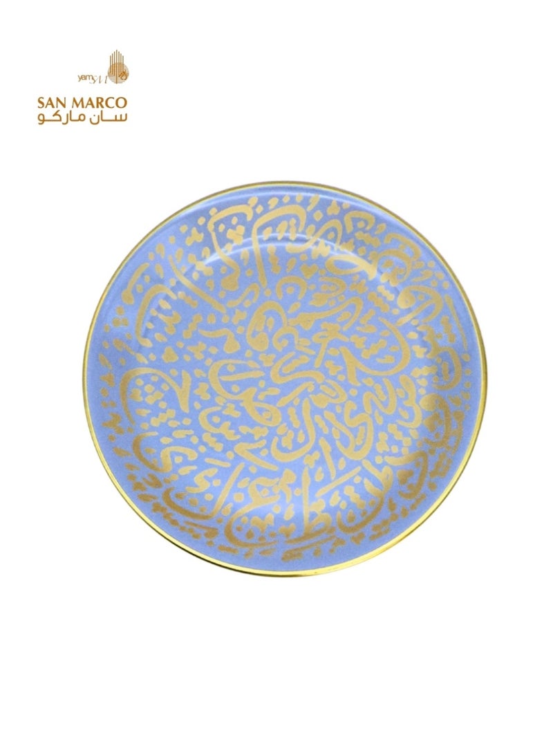 San Marco Luxury Arabic Calligraphy Tea Cup Set – 12 Pieces - Image 3